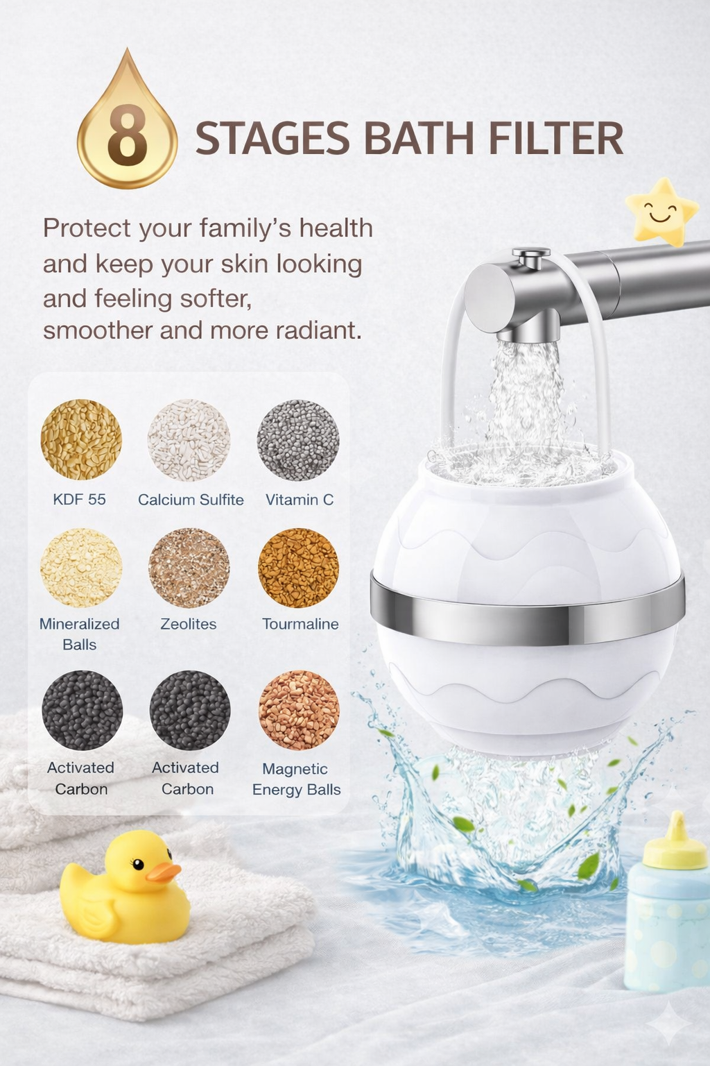 GentleDrop™ Baby Bath Filter